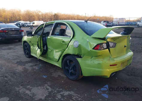 2013 Mitsubishi Lancer Ralliart из США, поврежденный, VIN JA32V6FV4DU018045